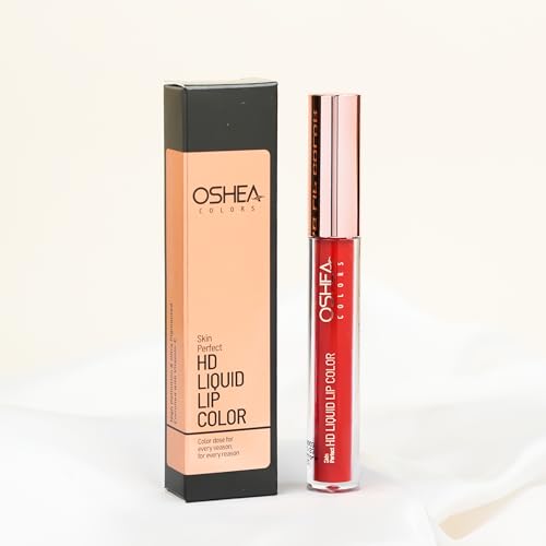 Image of Oshea Skin Perfect HD LIQUID LIP COLOR High Definition & Ultra Pigmented Enriched with Vitamin -E (2.6 ML (Pack of 1), LITTLE RED RIDING HOOD -03)