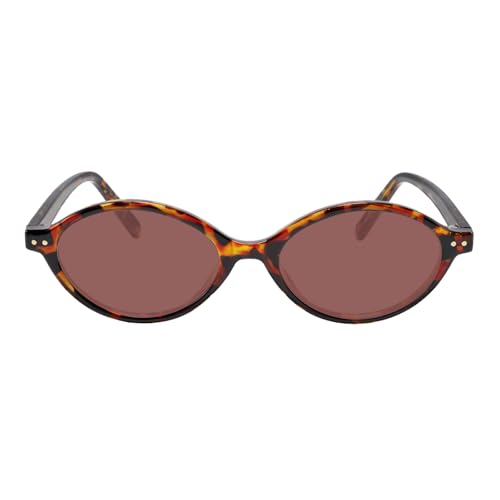 TIJN Olisa Retro Oval Sunglasses for Women Men,Polarized UV Protection Shades,Stylish Frame Sun Glasses,2025 Trendy Sunnies