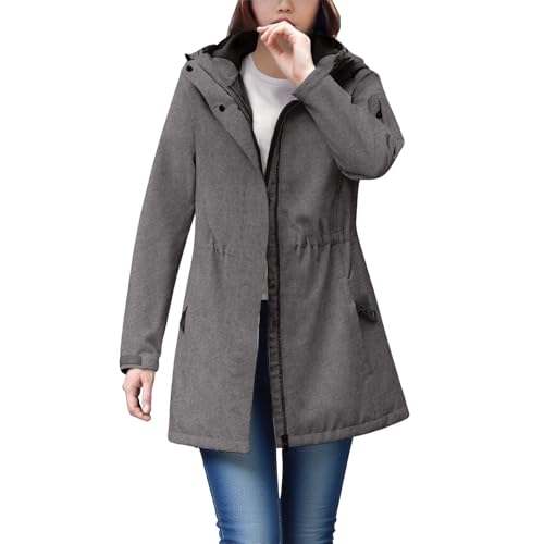 Veste de pluie longue femme grande taille imperméable et coupe-vent fluide
