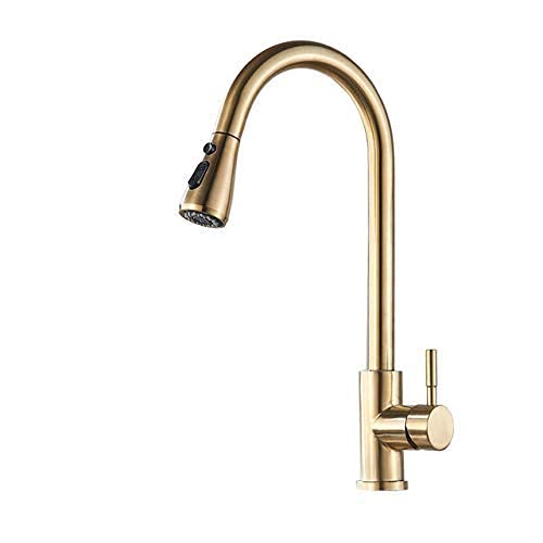 Robinet d'évier de cuisine à poignée unique contrôle eau chaude froide