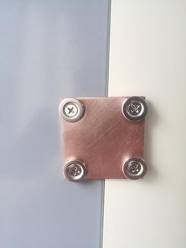 Magnetic Backing Copper Welding Spoon Magnetic Copper Butt-Weld Backer Set Flat Copper Panels Hands-Replaceable Magnet Design, can be reused (2