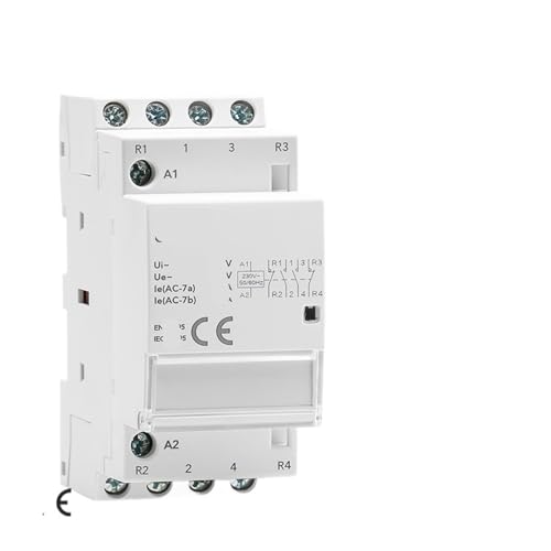 Contacteur automatique CA 3P 25A - Commutateur modulaire 3NO tripolaire pour réseau 50/60Hz