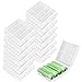 KEEPOW 12 Pcs AA/AAA Battery Storage Case Holder Box, Clear Color
