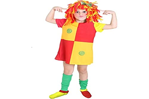 Sulamericana Fantasias Emilia Luxo, P, Vermelho/Amarelo