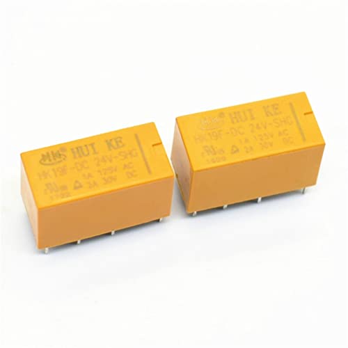 CZVJUKBYP 1 pièces HK19F-DC24V-SHG 2A 125VAC 30VDC 8 Relais à Broches