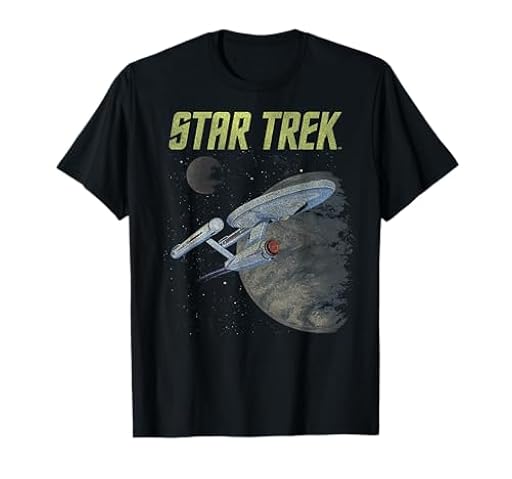 Star Trek: The Original Series Vintage Enterprise Poster Camiseta | Ya disponible en tu tienda friki favorita! En mundofriki.es!