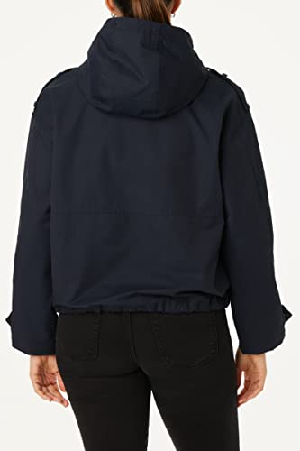 Image of Vince Camuto Women's Blue Cotton Anorak