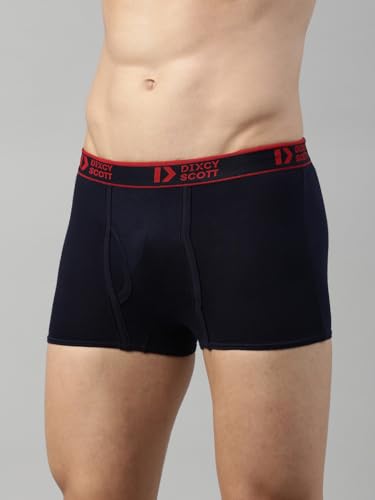 Image of Dixcy Scott Originals Swish Trunk | Short Trunks for Men | 100% Combed Cotton | Soft, Sweat-Absorbent Waistband | C-Open Front Men's Underwear | Elasticated Leg Grip Innerwear for Man | Pack of 10