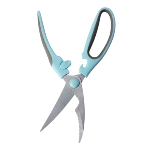 SOLUSTRE Kitchen Cutting Scissors Multi Functional Poultry Shears for Chicken Meat Bone Cutting Ergonomic Design for Home Use