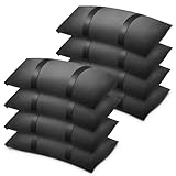 400 LBS Umbrella Base Weights Fillable Sand Bags, Sand Bags for Weight, 8 Packs Heavy Duty Weight Bags, Weatherproof Furniture Outdoor Patio Backyard Umbrellas Garden Trampoline Poolside Accessories