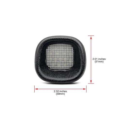 Luz placa matrícula blanca LED de 2 piezas para coche Blazer S10 4