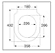 Villeroy & Boch WC-Sitz Subway 2.0 SlimSeat - Toilettendeckel Weiß glänzend mit Absenkautomatik - Abnehmbarer, ultraflacher Toilettensitz aus Duroplast - Klodeckel D-Form - Original Ersatzteil