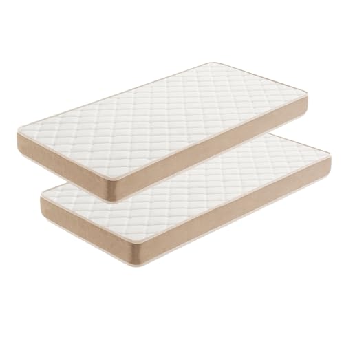 Moonia | Colchón Juvenil DuoSystem | Acolchado Viscosoft | Firmeza Media/Alta | Alta Durabilidad | 70 x 190