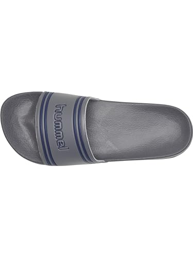 hummel Unisex Pool Slide Retro Slipper, Sharkskin, 40 EU