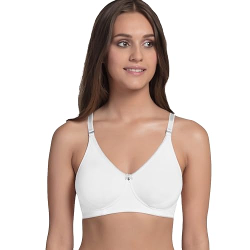 Image of Enamor A055 Comfort Shaper Cotton Plus Size T-Shirt Bra for Women- High Coverage, Non Padded and Wirefree
