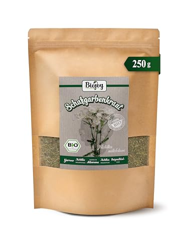 Biojoy BIO-Schafgarbe Tee (250 g), Schafgarbenkraut getrocknet und geschnitten (Achillea millefolium)