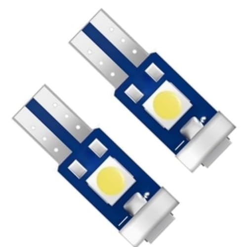 Bombilla LED T5 para tablero de auto, 40 piezas miniatura 3