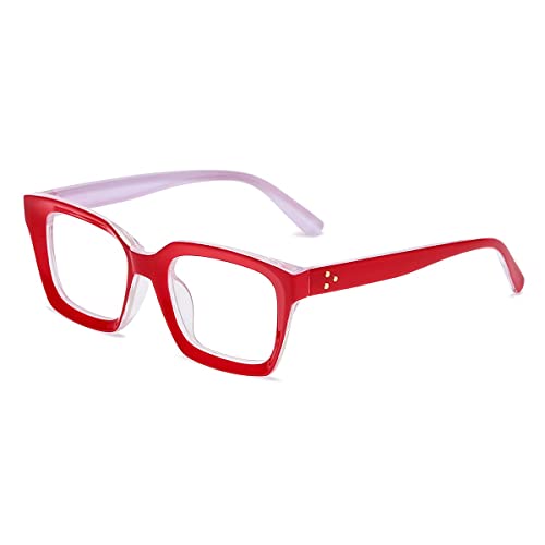 Image of JOVAKIT Non Prescription Glasses for Women Men Fashion Square Frame Eyeglasses