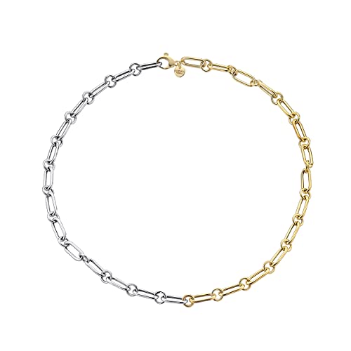 Duran Exquse Gargantilla de plata 925 Links bicolor