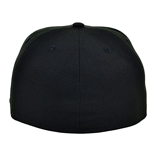 Image of Lids Blank Premium Full Court w /Colored Under Visor Fitted Cap