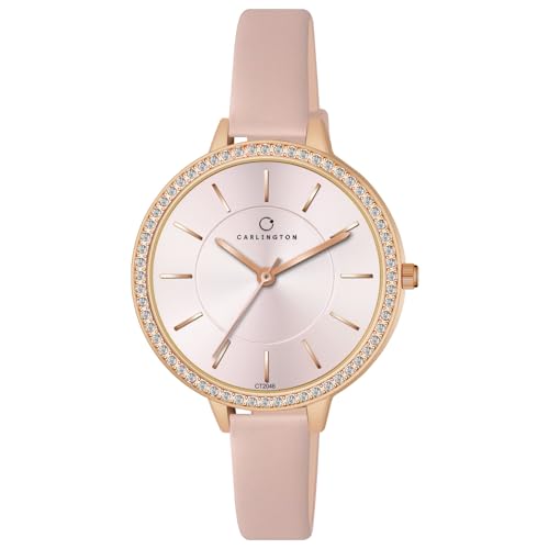 Carlington Iconic Analog Watches for Women with Premium PU Strap – CT 2046 Carlington Iconic Analog Watches for Women with Premium PU Strap – CT 2046