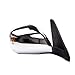 Chrome 5-PINS With Electric Folding Rearview Side Mirror Assembly Assy Compatible For Toyota Land Cruiser Prado 120 FJ120 LC120 2003-2009(Only Right)