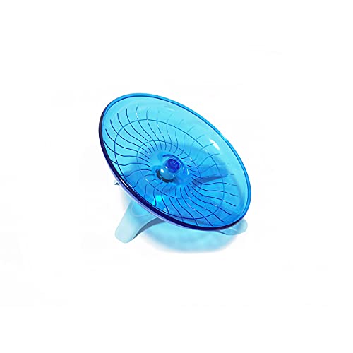 Qielie Hamster Flying Saucer Silent Running Wheel Quiet Hamster Exercise Wheel For Hamsters, Gerbils, Mice, Hedgehog And Other Small Pets . (Blue) #TOP4