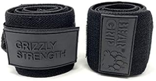 BEAR GRIP - Premium Heavy Duty 24" Weight Lifting Wrist Wraps, Bodybuilding, Crossfit, Powerlifting, StrongMan