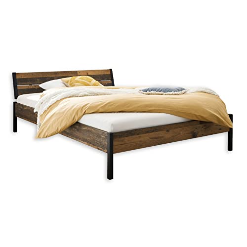 Stella Trading Marseille Futonbett 140 x 200 cm - Modernes Jugendzimmer...