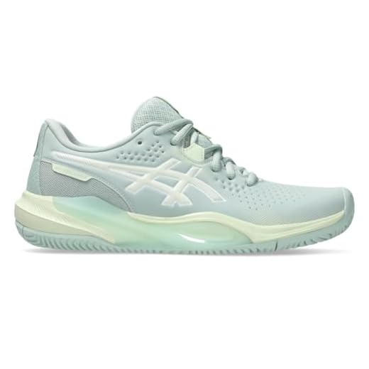 ASICS Tênis feminino Gel-Challenger 15 Clay, Pedra líquen/verde sussurro, 36