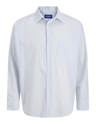 T-Shirt de Week-end en Seersucker JACK & JONES Homme Taille L Confortable