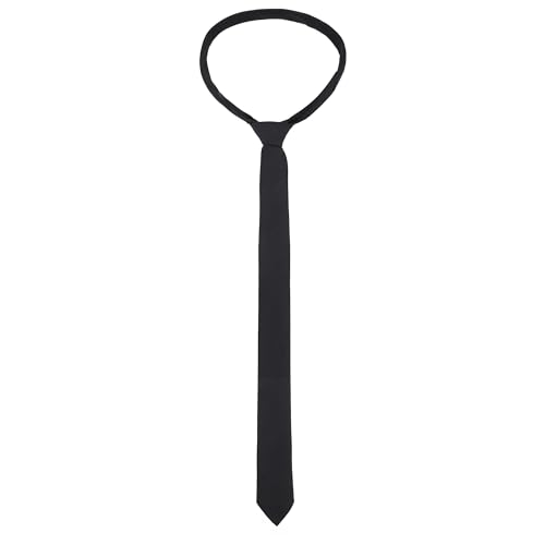 Image of Solid Color Slim Microfiber Tie-Matte Finish Tie for Men, Boys, Gents-Formal & Casual Wear-Combo Pack