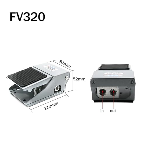 Interrupteur pneumatique à pédale FV320 pour commande de machine - 3