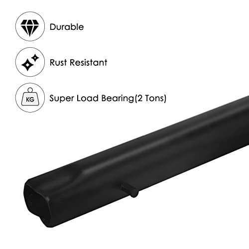 Image of XMJY 2 Ton Car Jack Handle - Horizontal Hydraulic Pole Jack Stands - Automotive Accessories (Black)