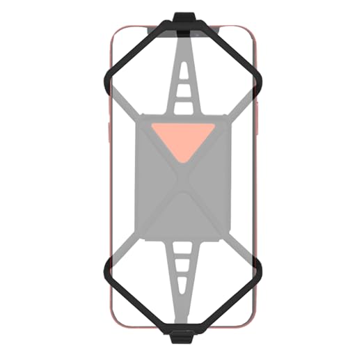 Soporte de teléfono para bicicleta evita caídas con silicona de ajuste flexible seguro