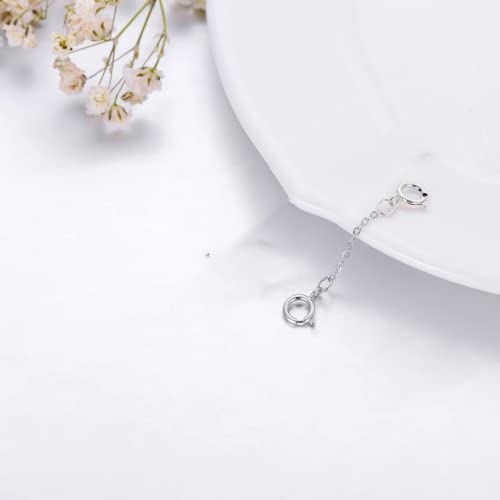 Image of 10k 14k Real Gold 1 inch /1.5 inch /2 inch /2.5 inch /3 inch /4 inch /5 inch Necklace Extender, Necklace Bracelet Extender Chain, Durable Gold Extender Chain, Adjustable Extension Chain for Necklace Bracelet Anklet