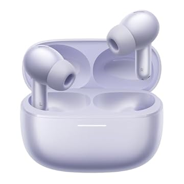 Xiaomi Redmi Buds 6 Pro, áudio realista, áudio de alta resolução com drivers duplos coaxiais, LDAC, cancelamento de ruído ativo de até 55 dB, compatível com iPhone Android e dispositivo Bluetooth