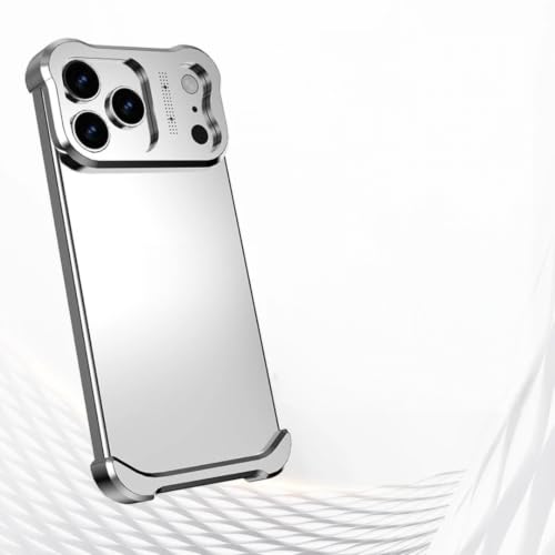 for iPhone�p 17 Pro Max 16 15 14 Plus Air 13 �p�����s�K���`�^�������o���p�[ �����Y�v���e�N�^�[ �{�[�_�[���X�ی� ���^���ʋC���J�o�[ (for iPhone�p17�p/�V���o�[)