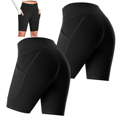 Catálogo para Comprar On-line Pantalones cortos para Mujer Top 10. 45 EPANO 2pcs Shorts Pantalones Cortos Deportivos para Mujer de Cintura Alta, Shorts Deportivos para Mujer, Pantalones Cortos para Control de Abdomen Biker Shorts Mujer con...