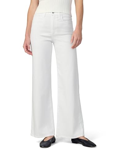 Joe's Jeans Women's Mia Petite High Rise Wide Leg Jean, White, 25