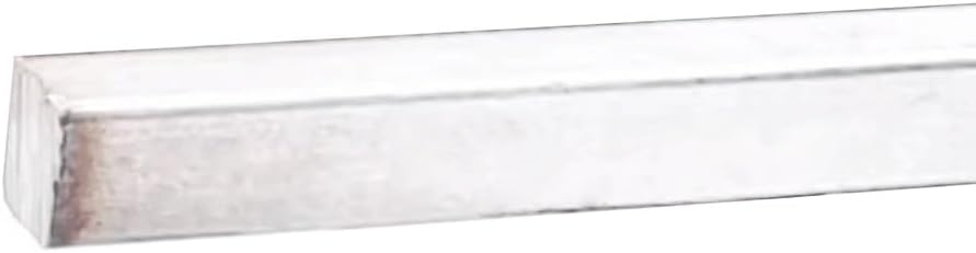 304 Stainless Steel Square Bar Small Steel Bar Length 500mm, for Home DIY Stainless Steel Key Stock(9x9x500mm)
