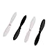 Produktbild vhbw 4X Propeller kompatibel mit Hubsan X4 H107, X4 H107C, X4 H107 LED, X4 H107G (FPV) (Camera) Drohne - 2 Paar Ersatzpropeller, Selbstsichernd
