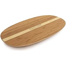 ALLEYOOP WOOD ROCKER BOARD Unique 360 Omni-directional Rocking Movement Ergonomically Engineered For Stability At Your Standing Desk, Medium, Bamboo