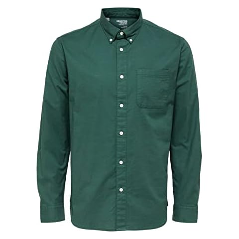 SELECTED HOMME Men's Flex Oxford Shirt Cover