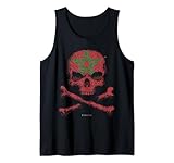 Photo Gallery teschio bandiera marocco cranio crossbones skull canotta Photo Gallery teschio bandiera marocco cranio crossbones skull canotta