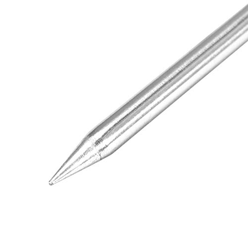 Image of uxcell 3.4x67mm Lead-free Soldering Iron Tip Replacement Solder Conical Tip Welding Equipment for Soldering Silver 30W 3pcs