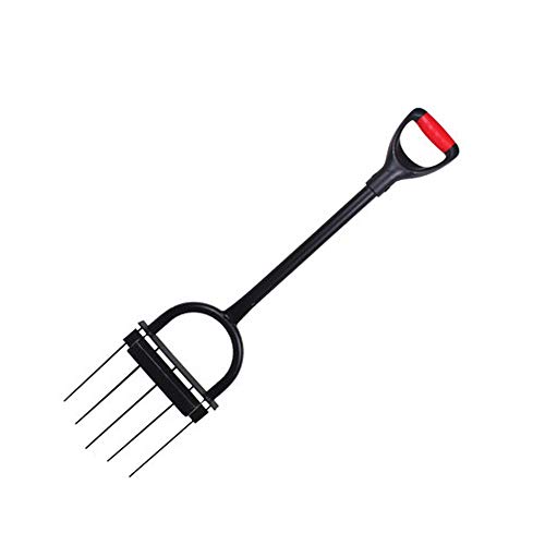 Premium Thickened Manganese Steel Heavy Garden Steel Fork, Ergonomic, Durable, for General-Purpose Digging and Breaking Tough Ground