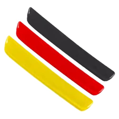 Bilklistermärke - 3 dekorativa klistermärken för bilgaller - bilskyddande självhäftande emblem för utomhusdekoration kaross