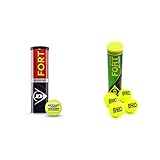 Dunlop Tennisball Fort Tournament - für Sand, Hartplatz und Rasen (1x4er Dose) & Tennisball Fort All Court TS - für Sand, Hartplatz und Rasen (1x4er Dose)