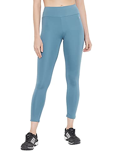 Image of Clovia Women's Snug Fit Active High-Rise Ankle-Length Tights